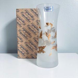 Vintage Czech Hand Made Bohemia Vase